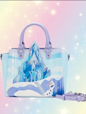 Loungefly Disney Frozen Princess Castle Crossbody Bag
